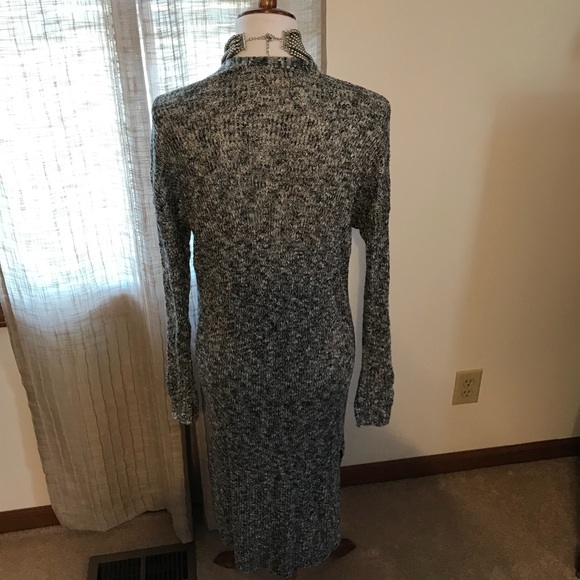 [Hollister] Wmn’s Long Cardigan Pockets Side Slit - Picture 4 of 5